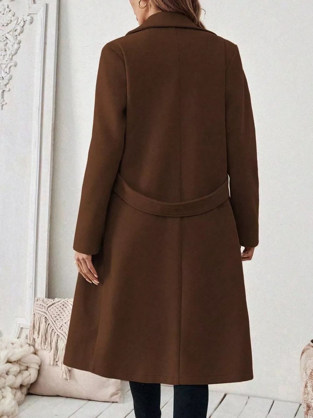 Single-Button Longline Coat, image 16