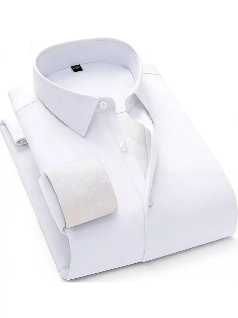 Men's Full Size Slim Fit Long Sleeve Shirt Plus Size, image 5