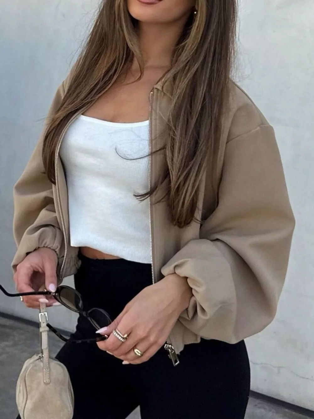 Zip Up Cropped Jacket, image 19