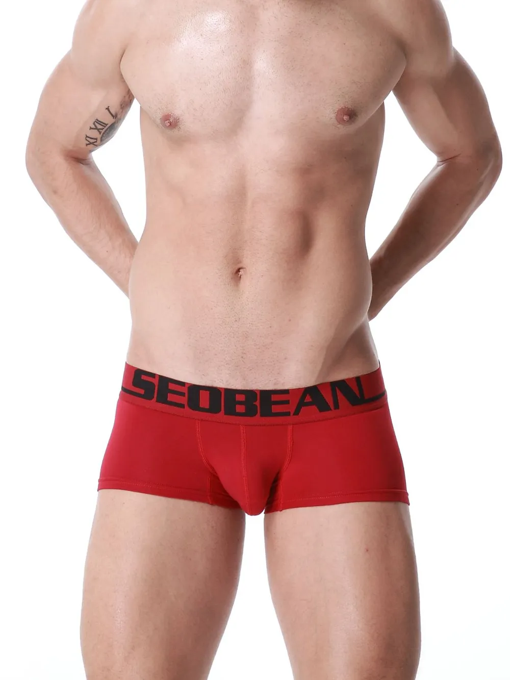 Men's Letter Contrast Panty, image 4