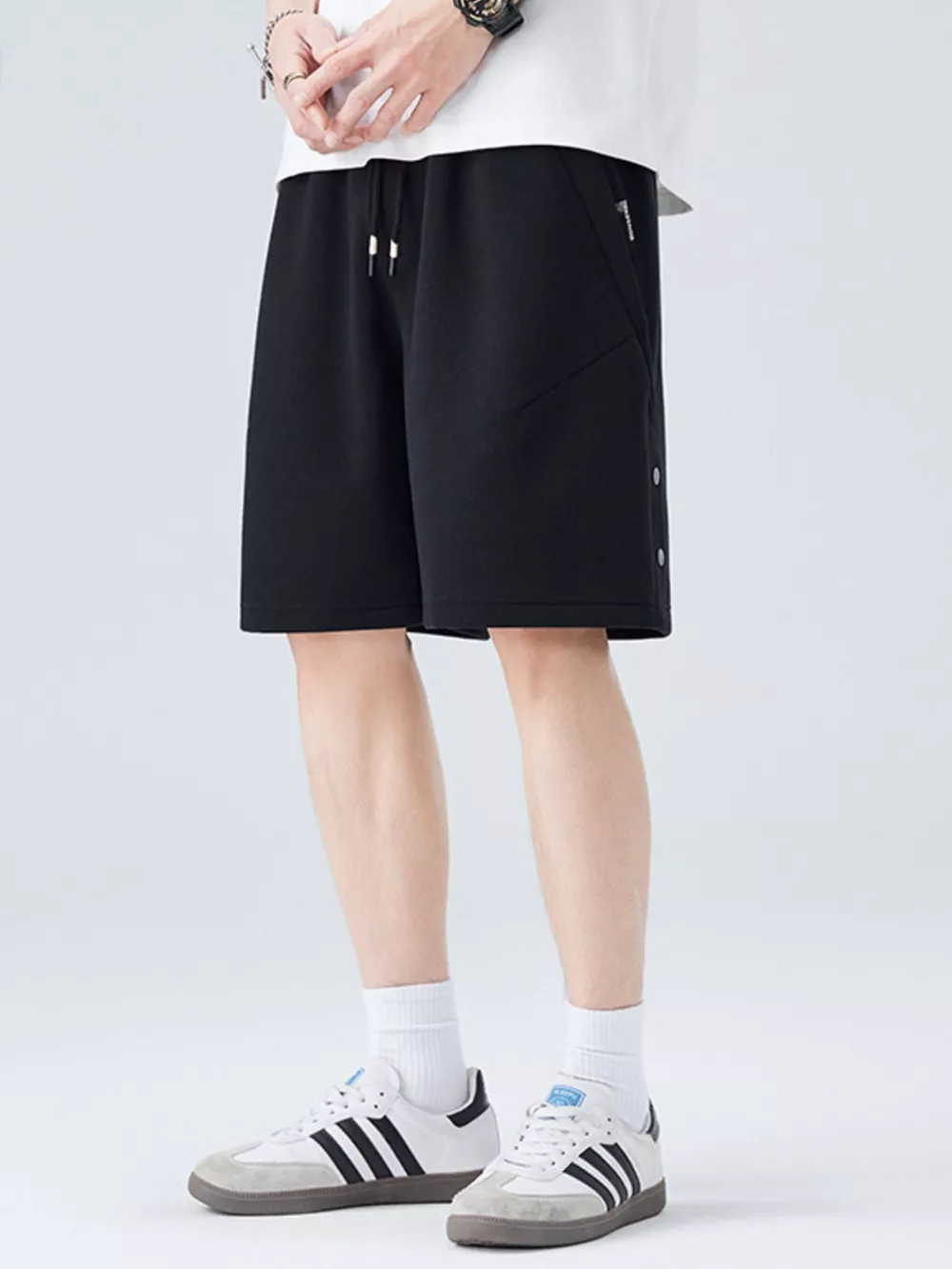 Men's Plus Size Casual Comfort Drawstring Shorts