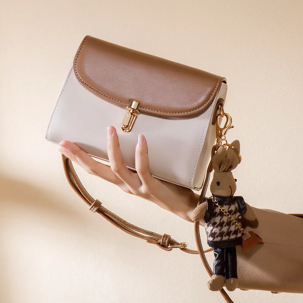 Two-Tone Flap Crossbody Bag, image 2