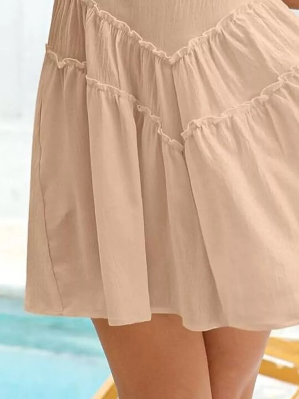 Round Neck Sleeveless Mini Dress, image 6
