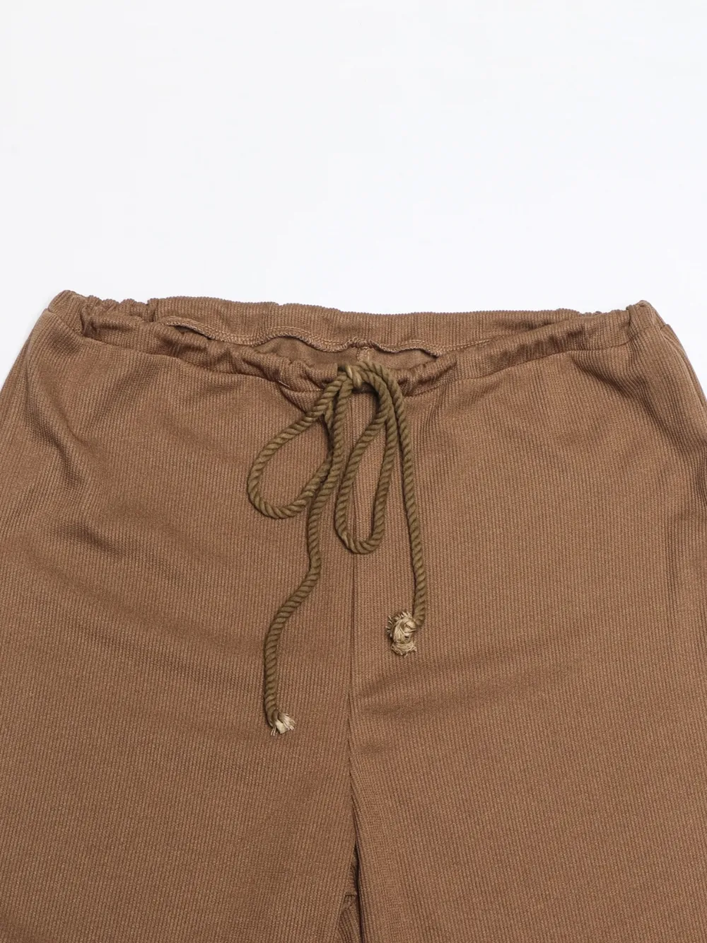 Collared Neck Long Sleeve Top and Drawstring Pants Set, image 4