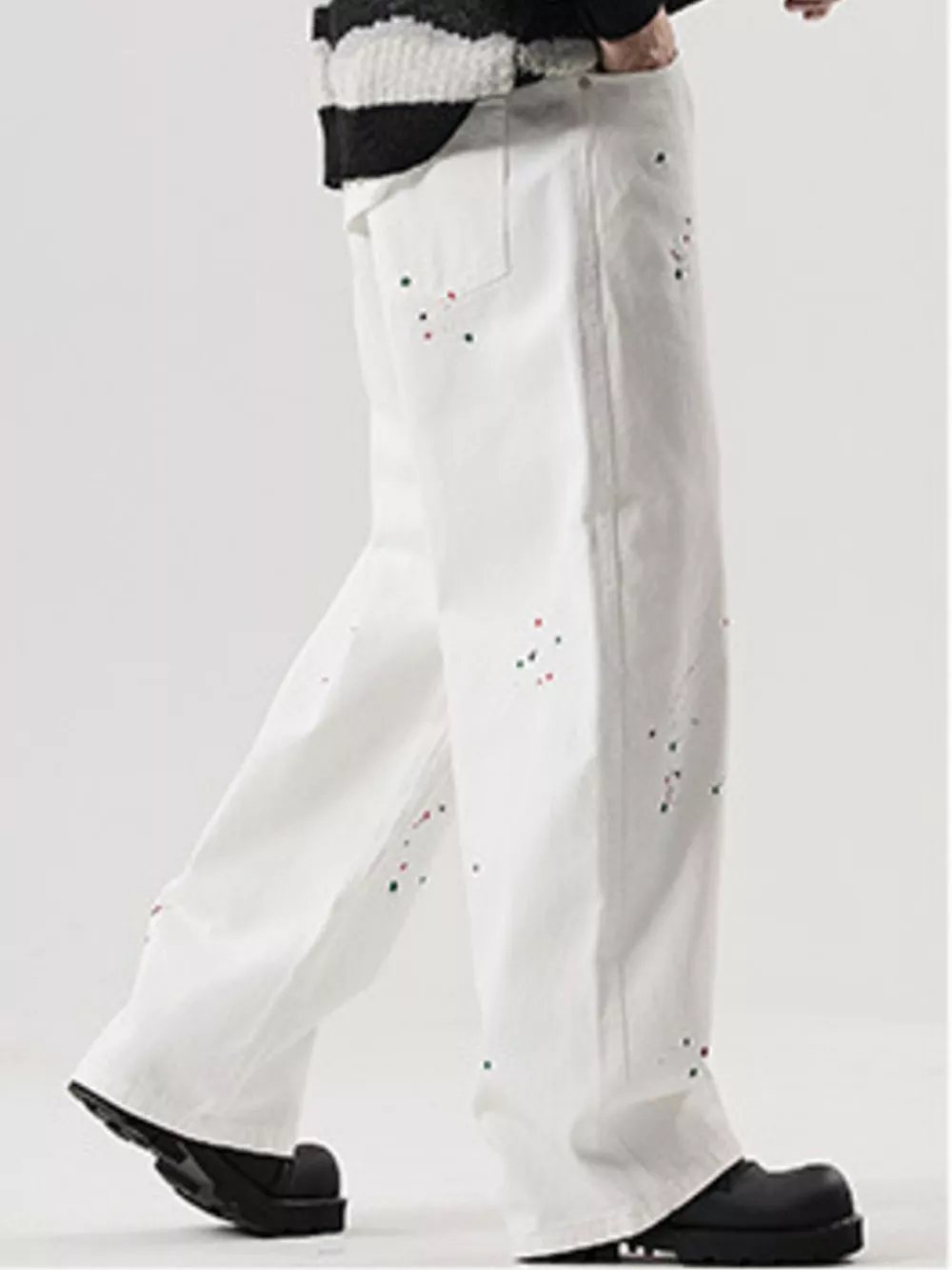 Men's Full Size Wide Leg Jeans Plus Size, image 5
