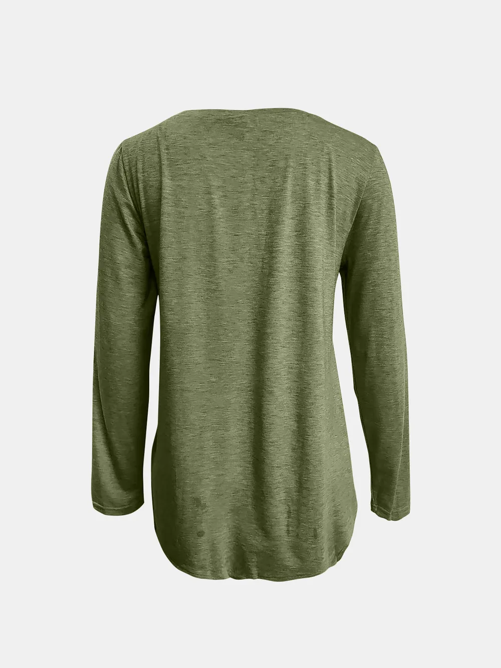 Full Size Reindeer Round Neck Long Sleeve T-Shirt, image 4