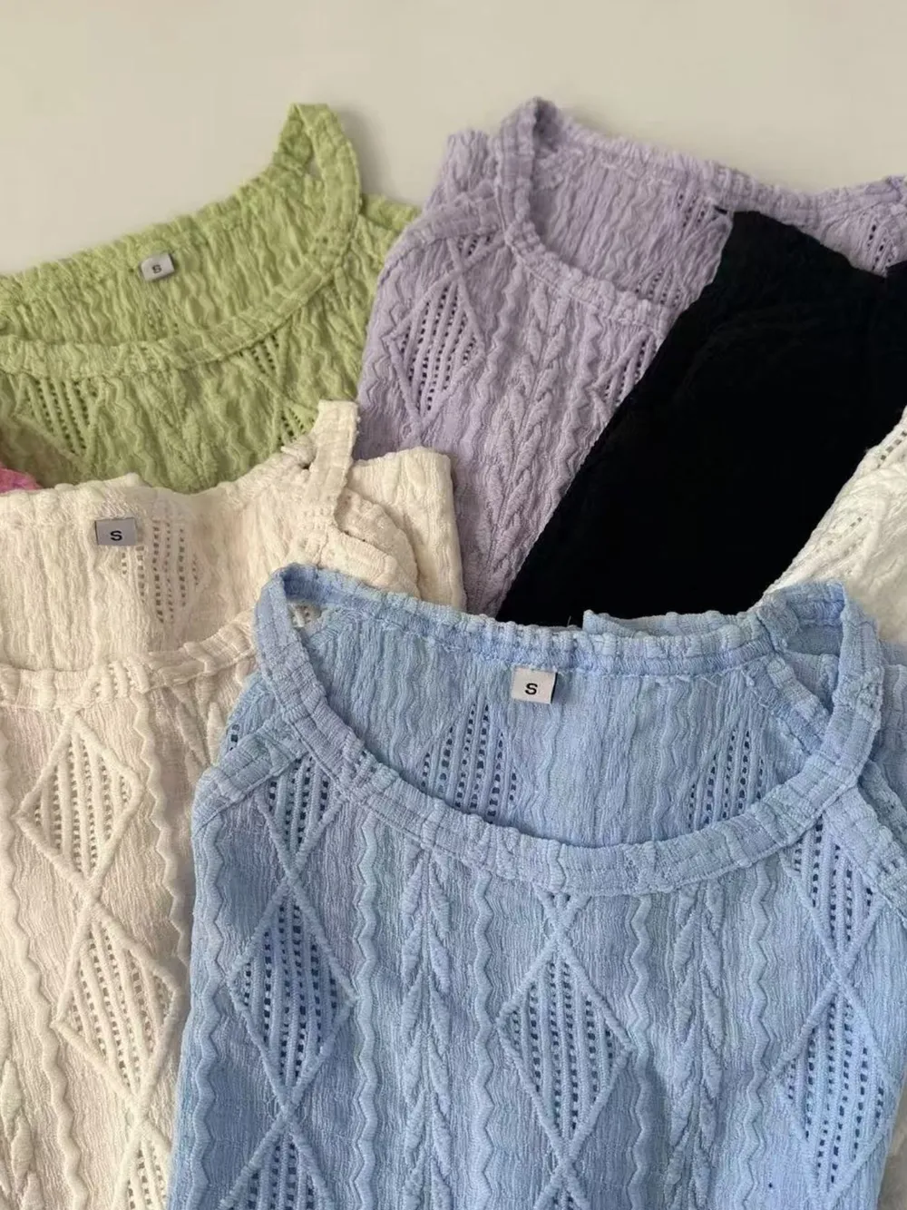 Textured Round Neck Tank, image 6