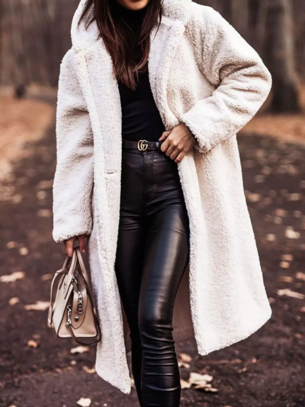 Teddy Bear Hooded Longline Outerwear, image 13
