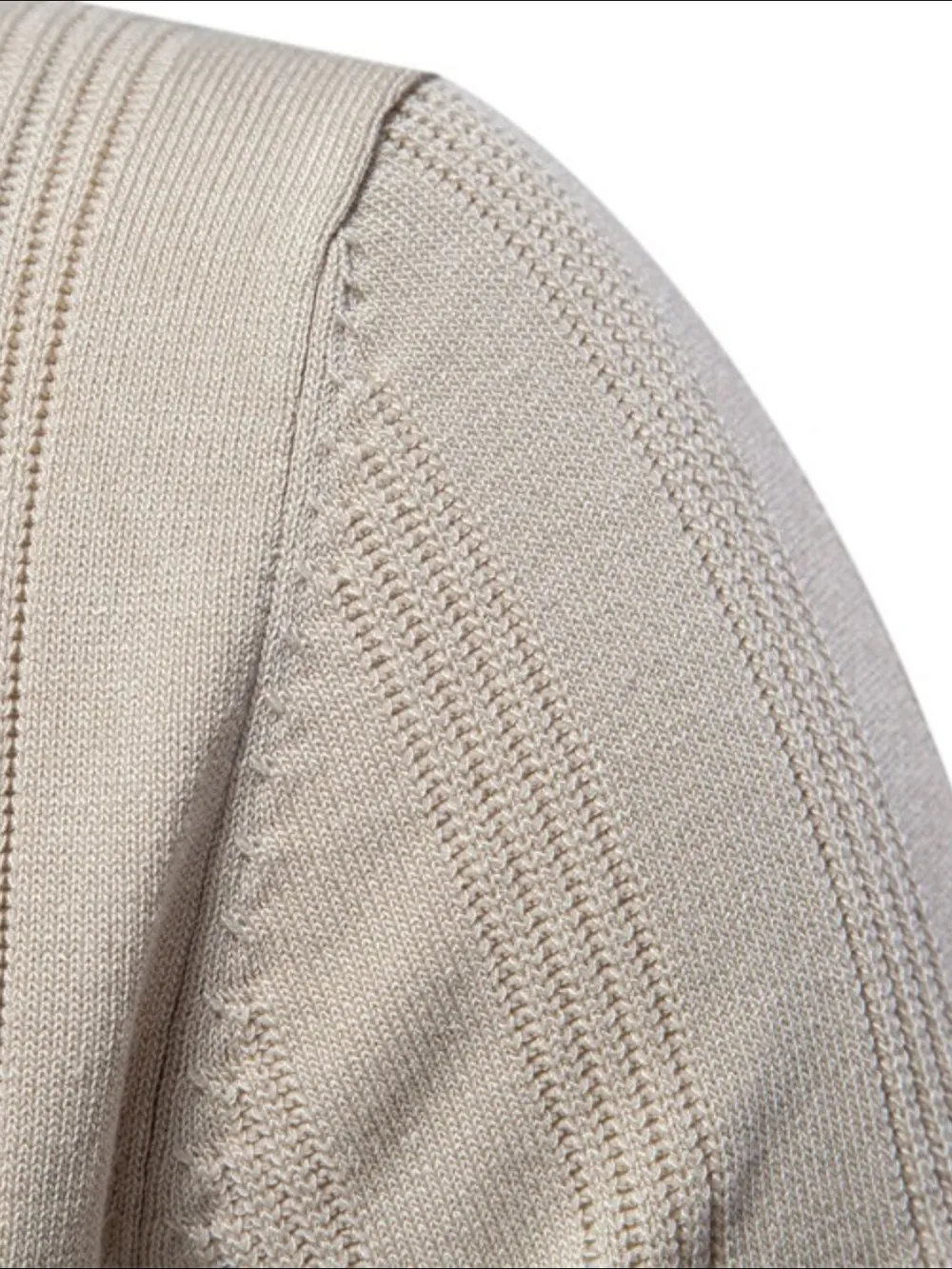 Men's Collared Neck Short Sleeve Knit Polo, image 4