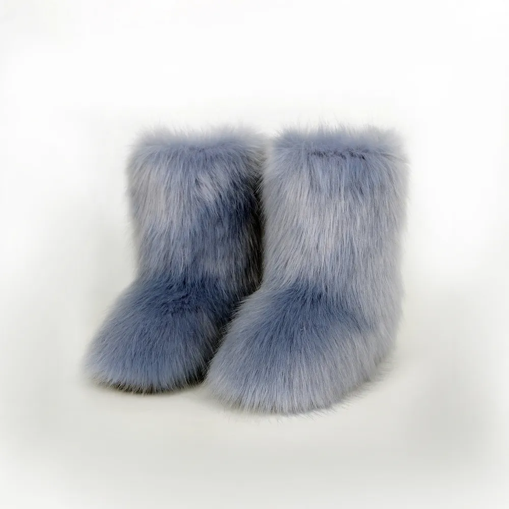Thermal Fuzzy Platform Boots, image 5
