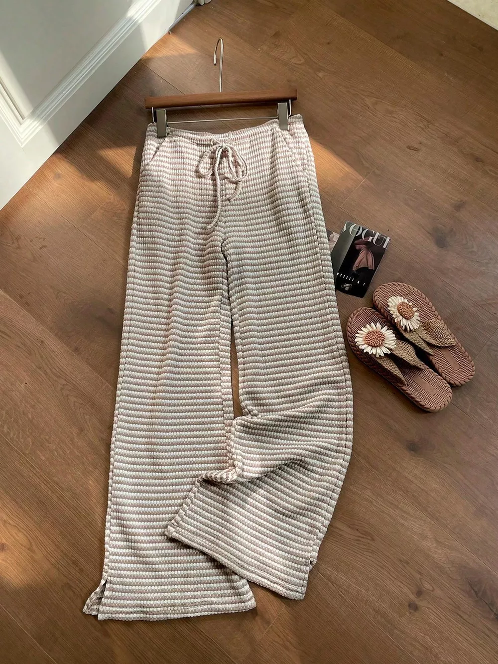 Drawstring Wide Leg Pants, image 11