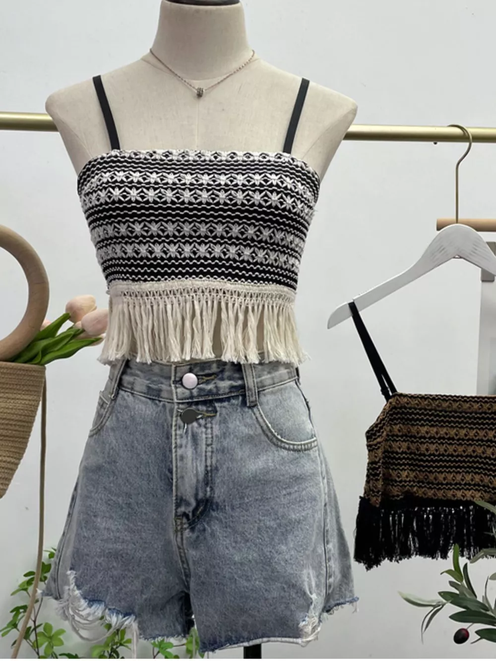 Fringe Knit Cami, image 6