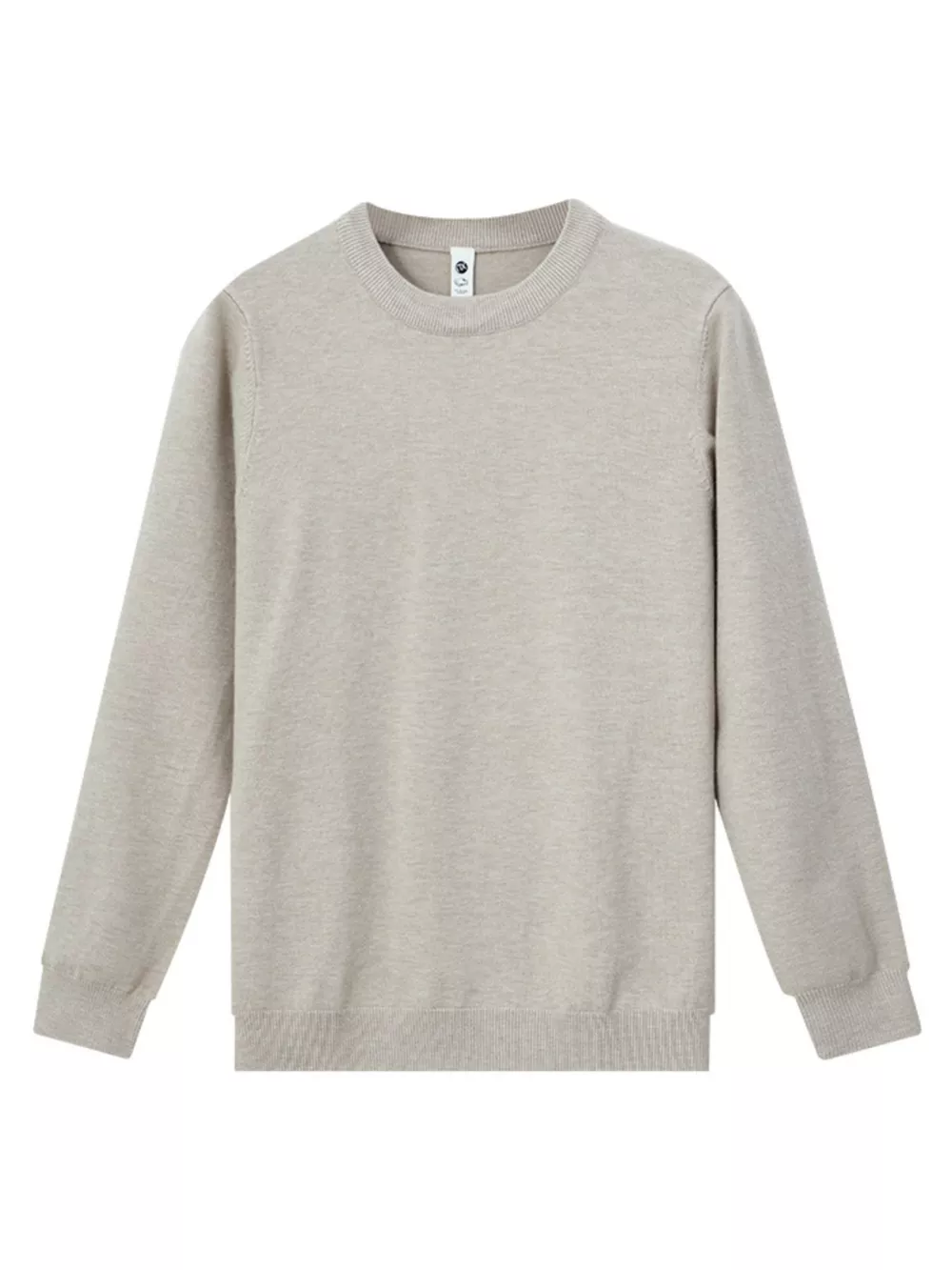 Men's Plus Size Classic Crew Neck Sweater, image 6