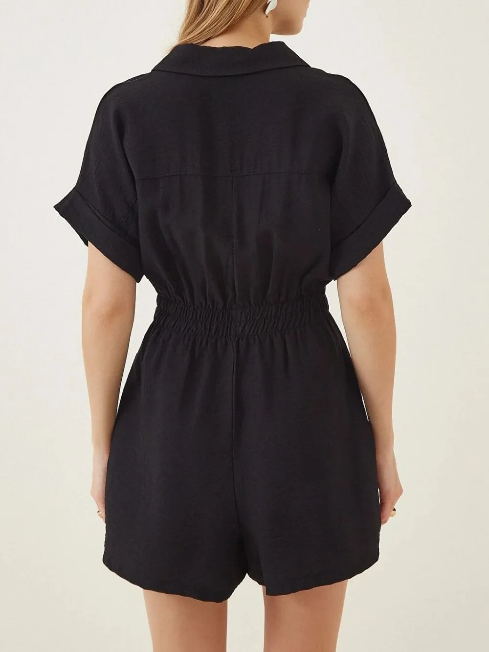 Johnny Collar Short Sleeve Romper, image 13