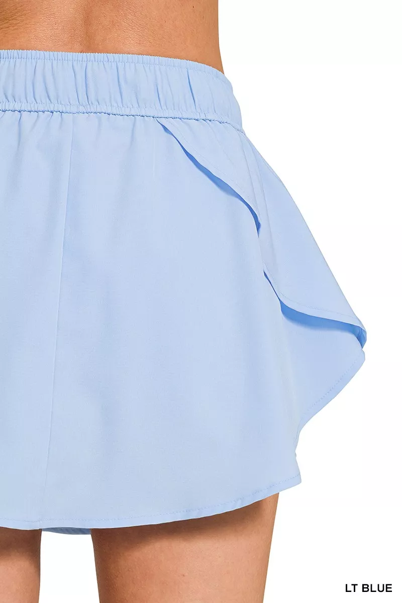 Soft Woven Active Skorts with Pockets, image 9