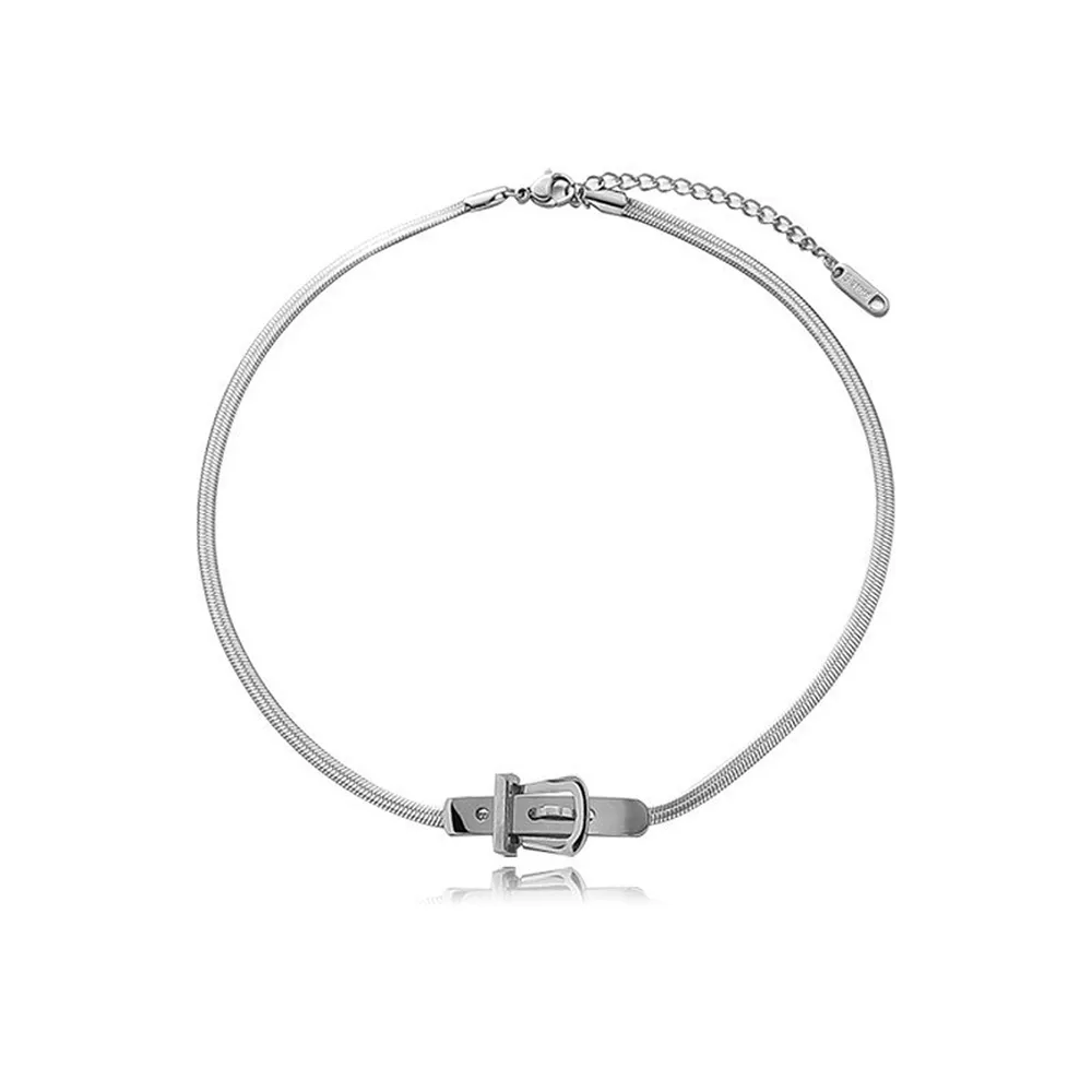 Chic Buckle Choker Necklace, image 8