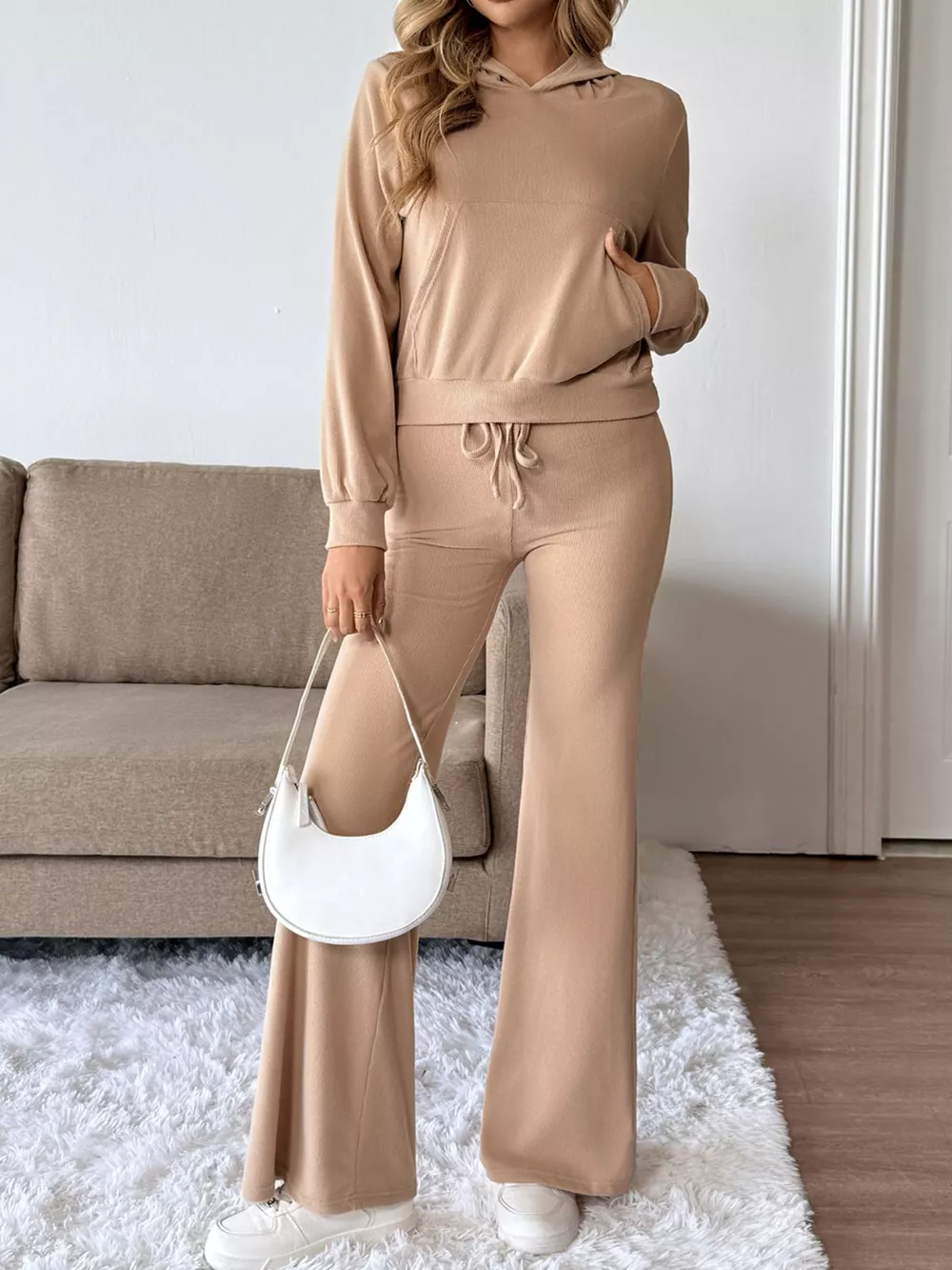 Long Sleeve Hoodie and Pants Set, image 3