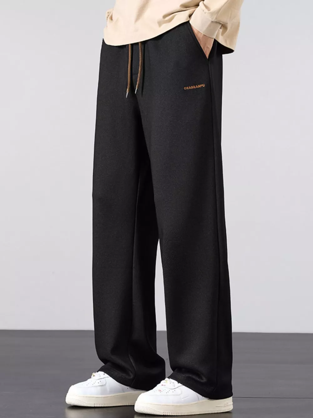 Men's Plus Size Casual Loose Fit Drawstring Pants