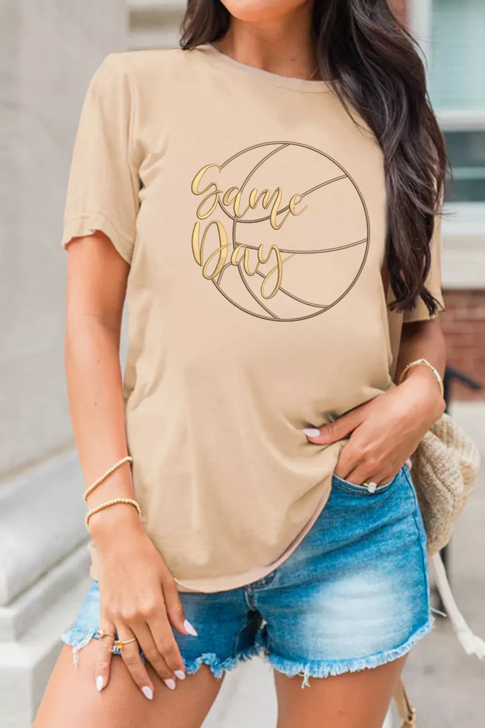 Game Day Basketball Graphic Tee, image 3