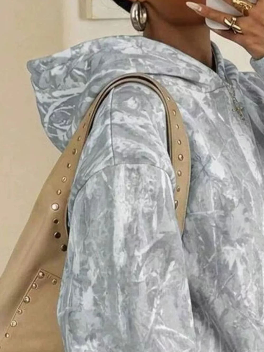 Leopard Dropped Shoulder Hoodie, image 9