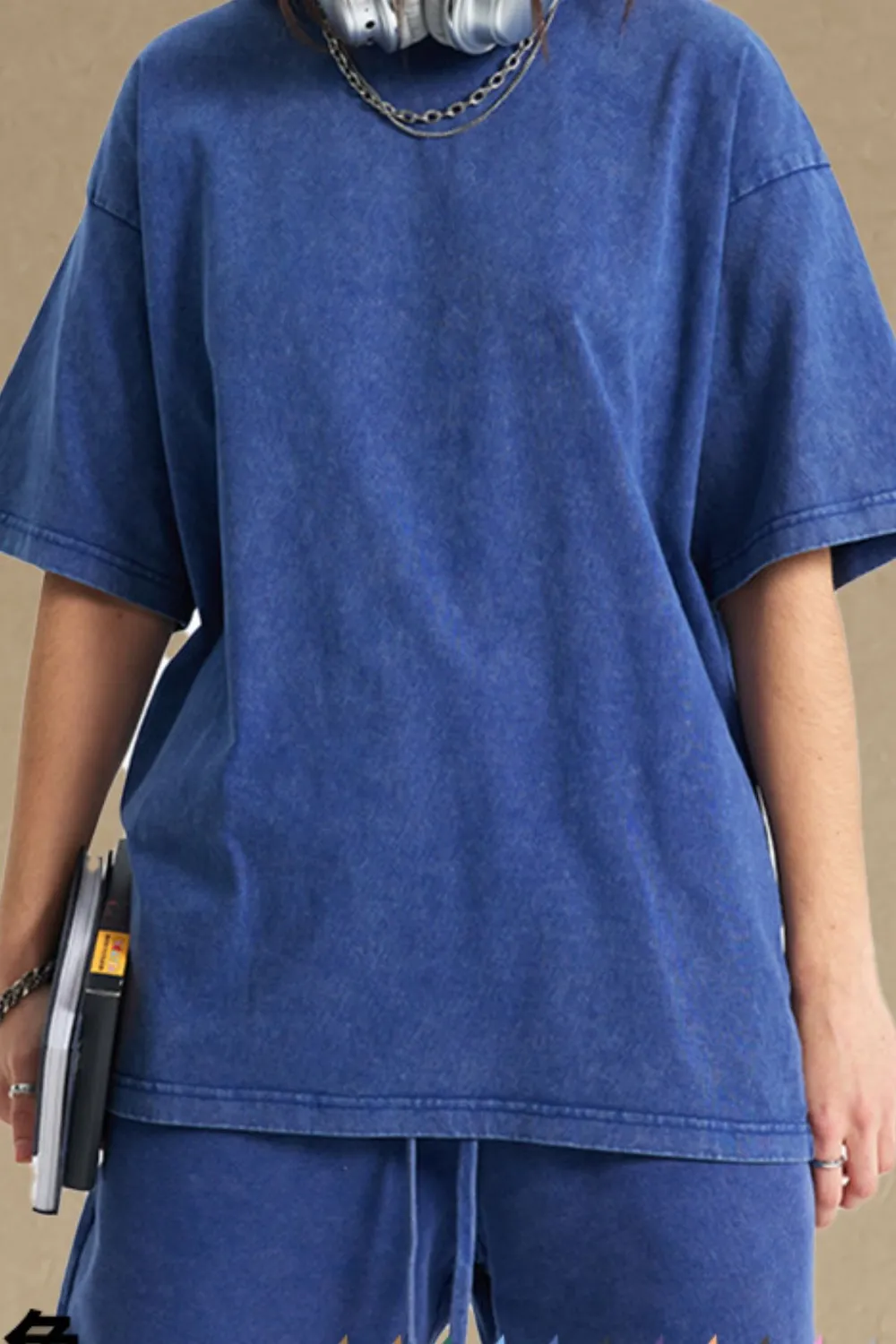 Men's Vintage Washed Oversized T-Shirt, image 10