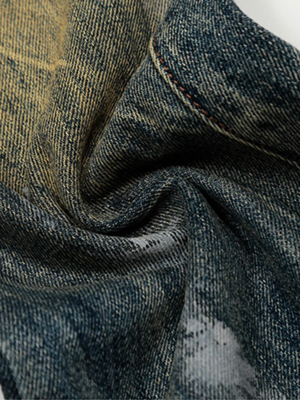 Men's Washed Loose Fit Jeans, image 5