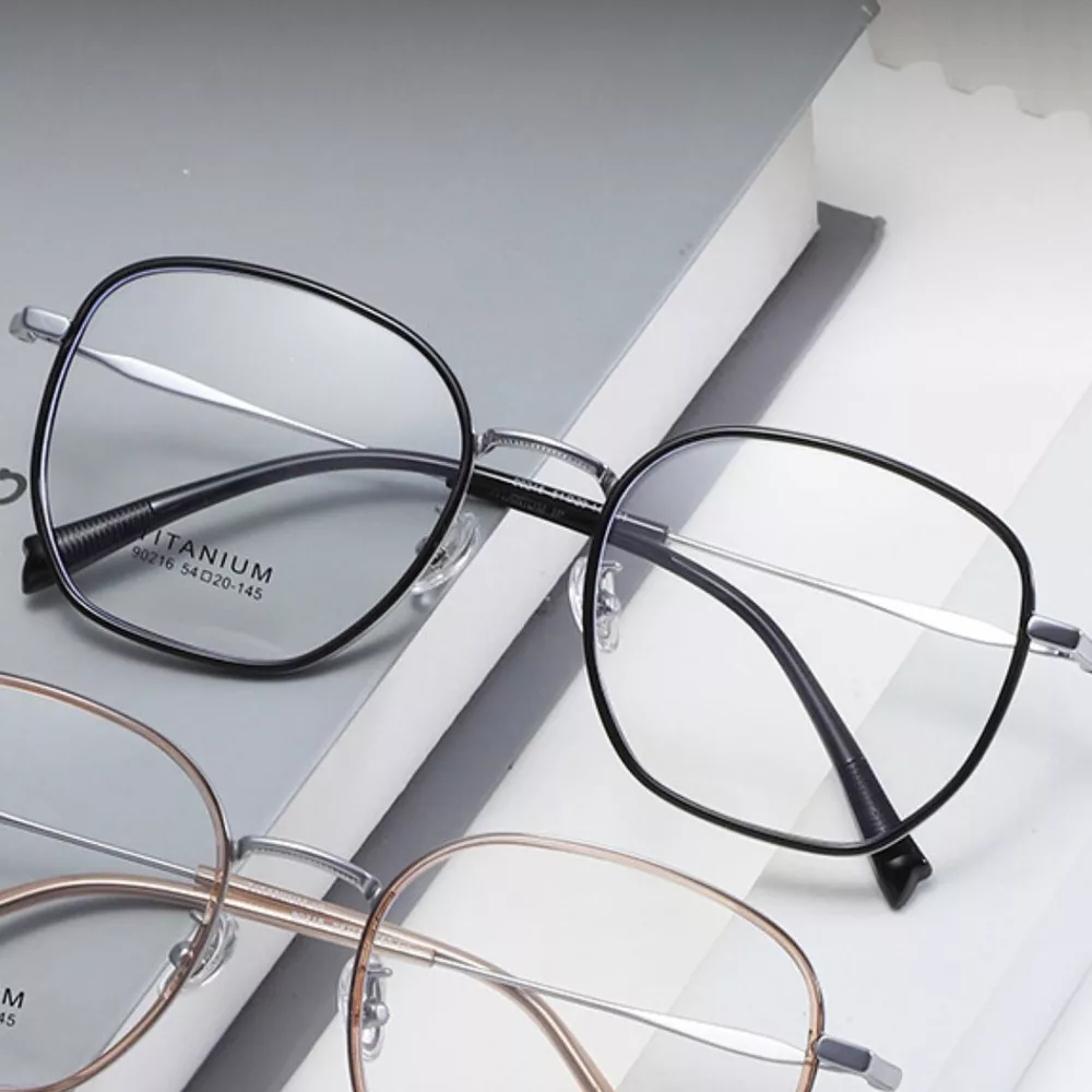 Oversized Polygon Frame Glasses, image 4