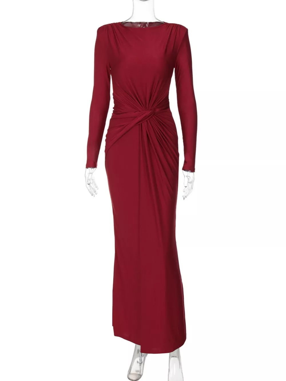 Twisted Long Sleeve Maxi Dress, image 14