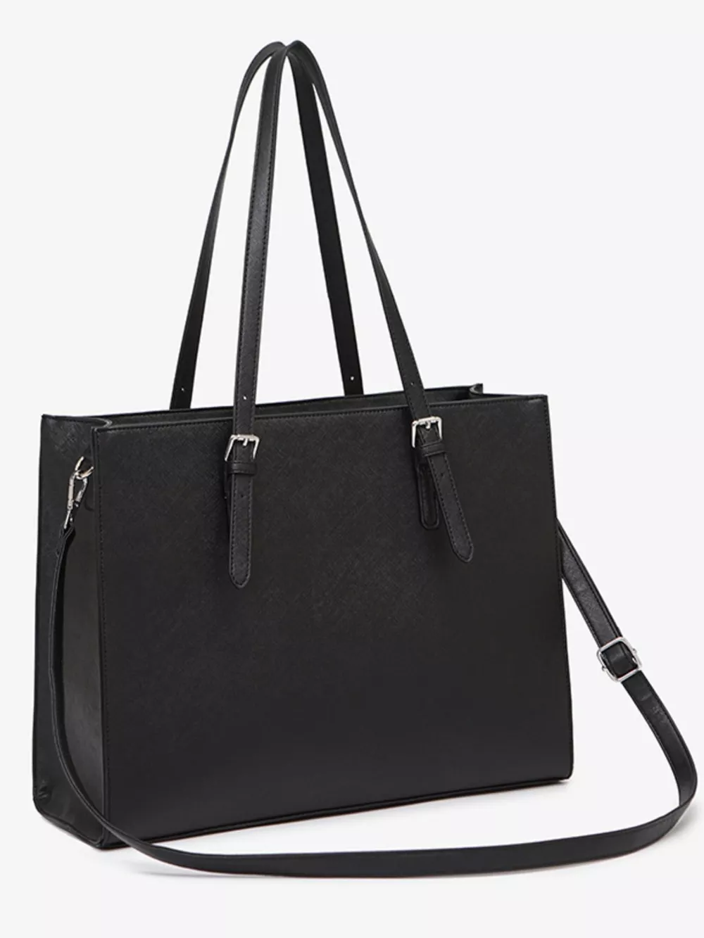Minimalist PU Leather Tote Bag, image 5