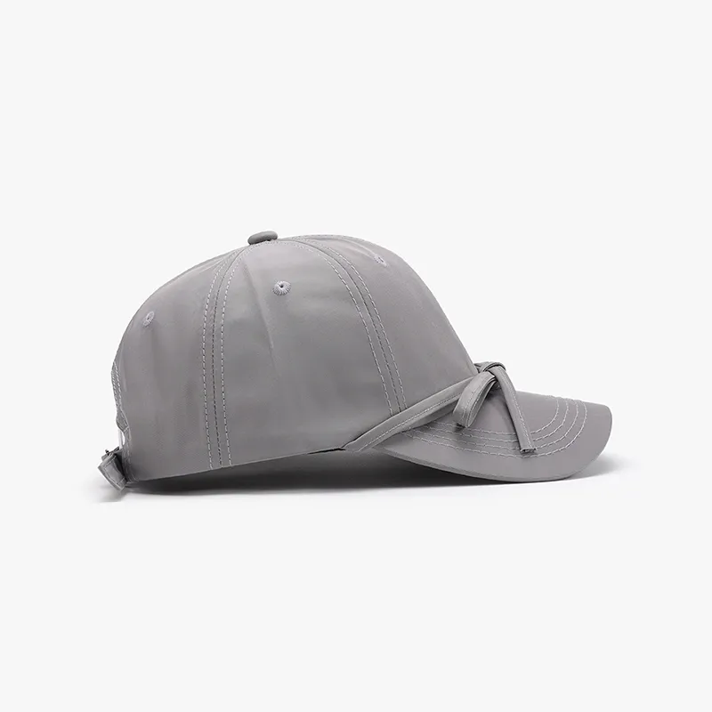 Tied Bow Cotton Baseball Cap, image 3