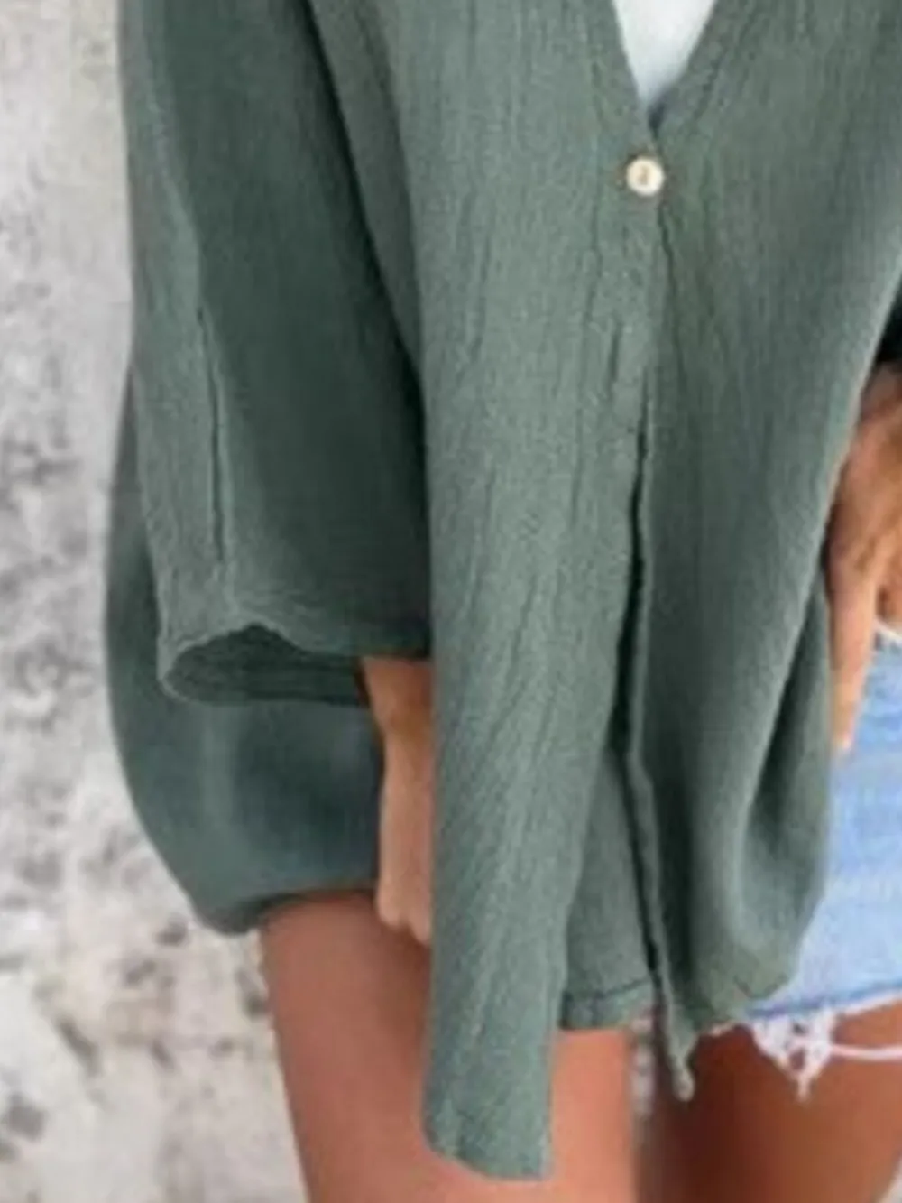 Full Size Oversized Button-Up Cardigan Plus Size, image 4