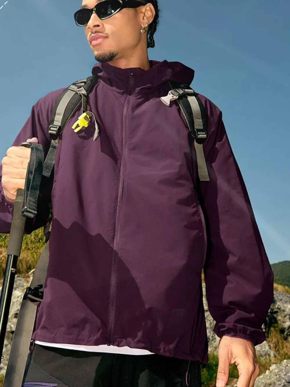Men's Zip Up Long Sleeve Jacket, image 2