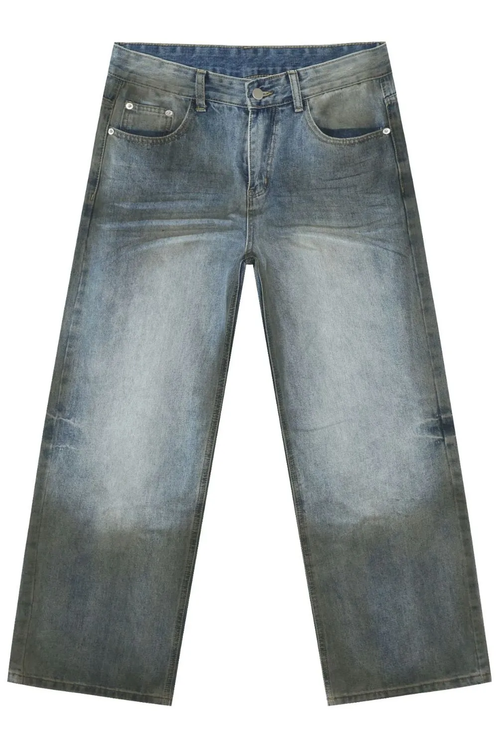 Men's Loose Jeans with Pockets, image 6