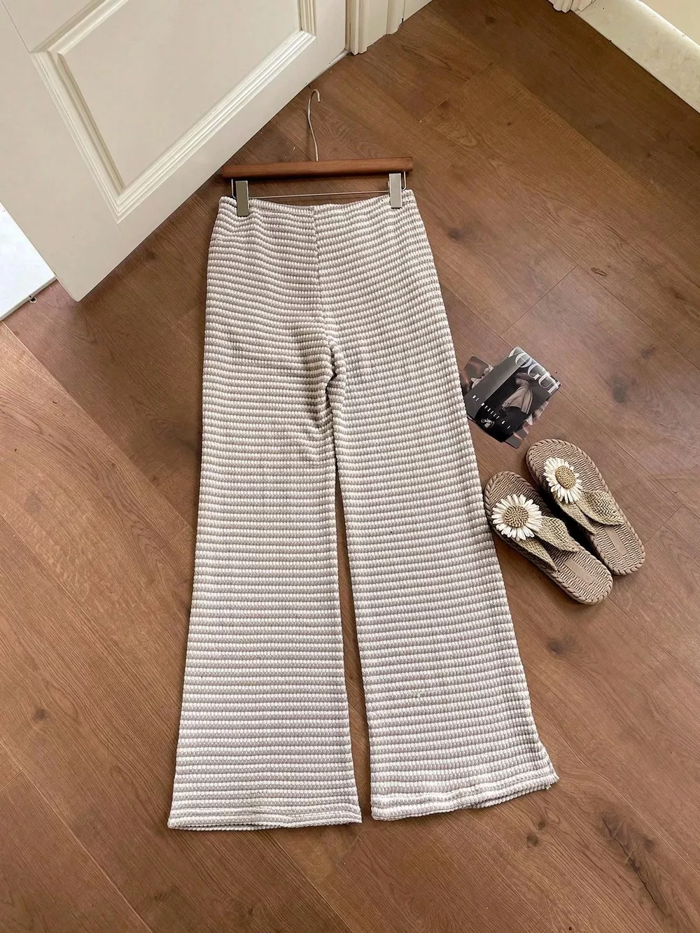 Drawstring Wide Leg Pants, image 10