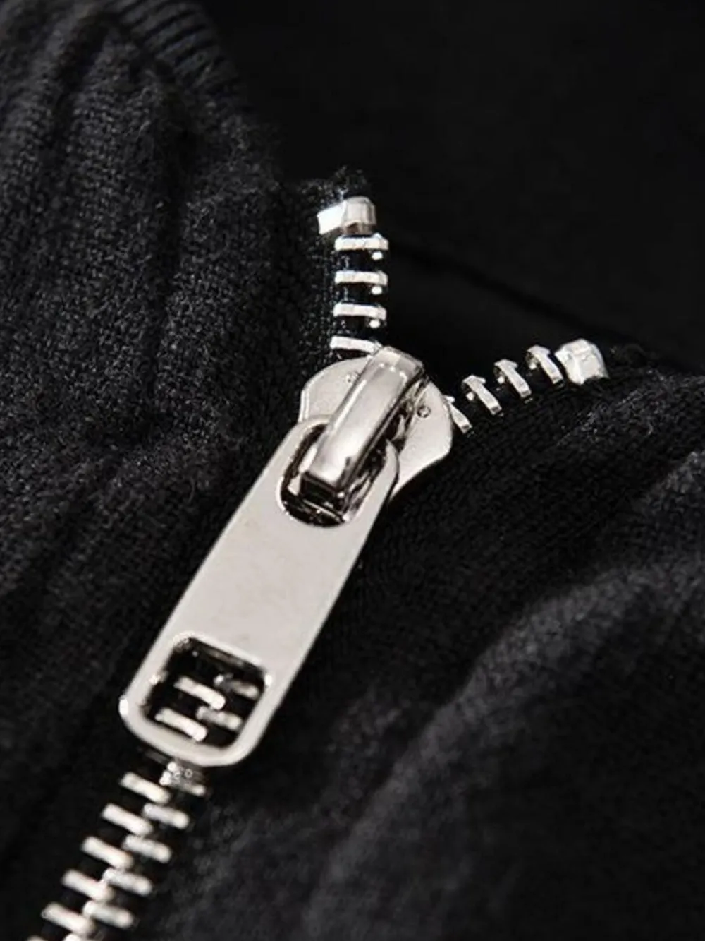 Men's Plus Size Zip Up Long Sleeve Jacket, image 6