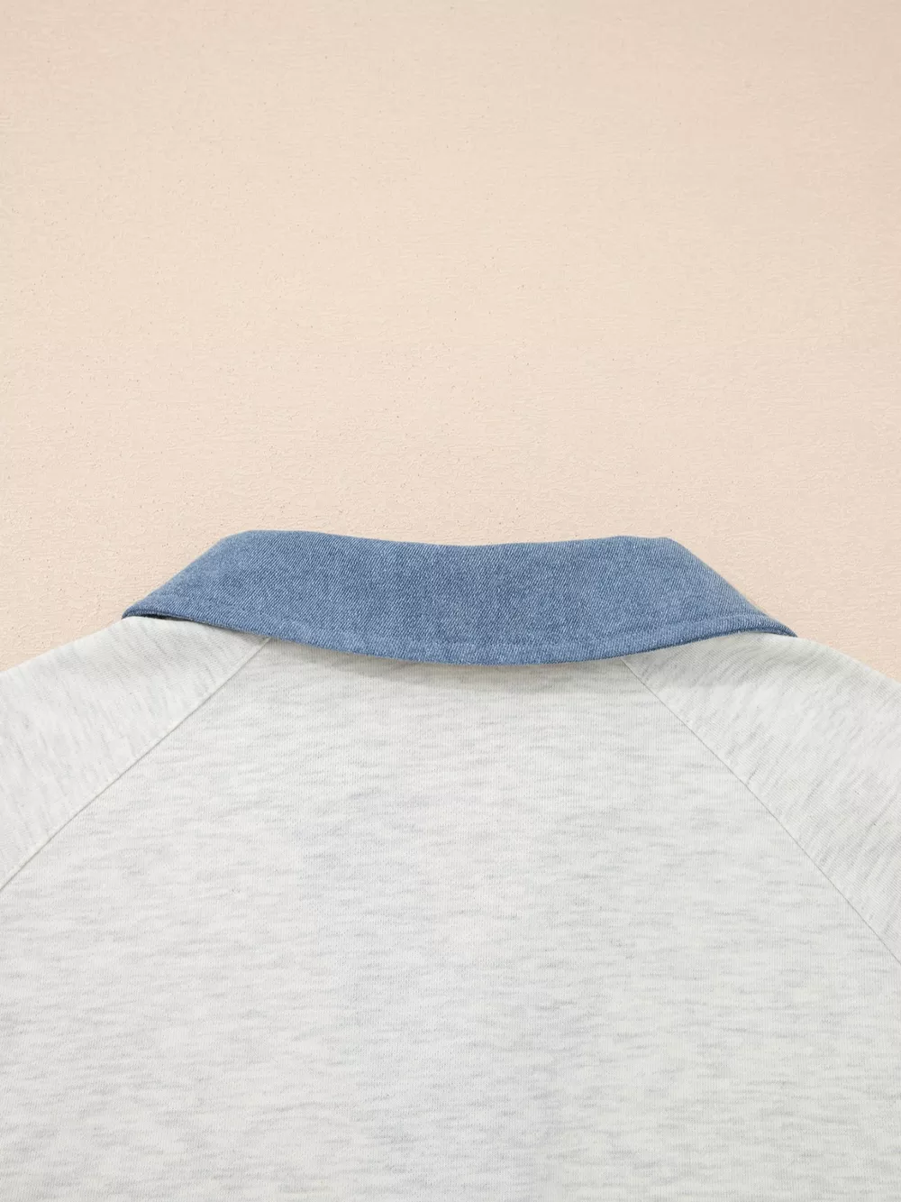 Color Block Button Detail Long Sleeve Top, image 6