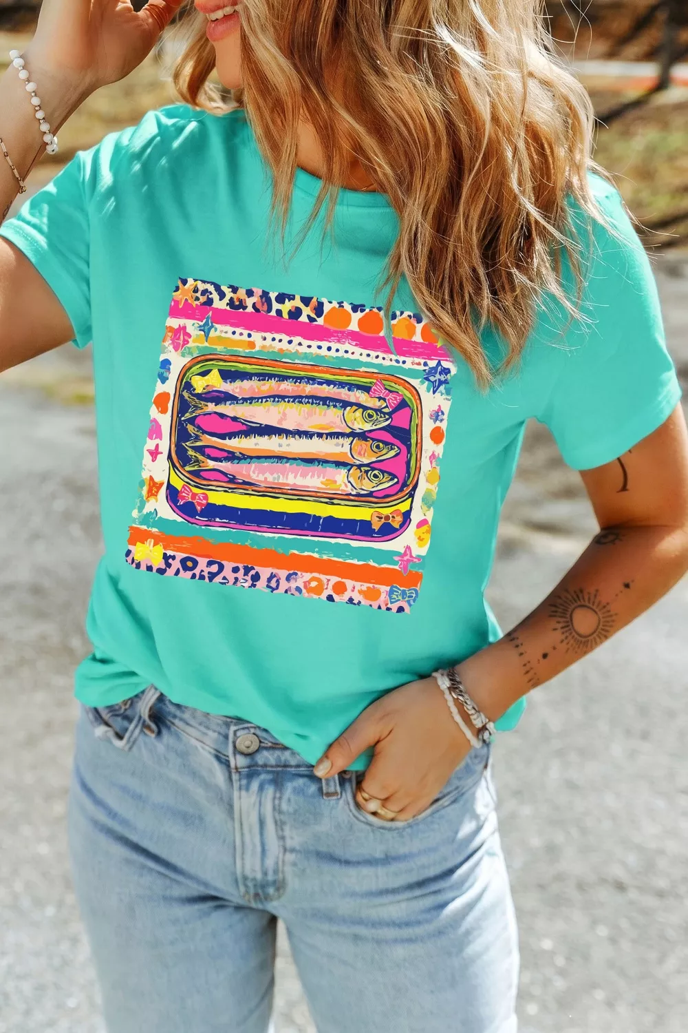 Sardine Can Graphic T-Shirt, image 2