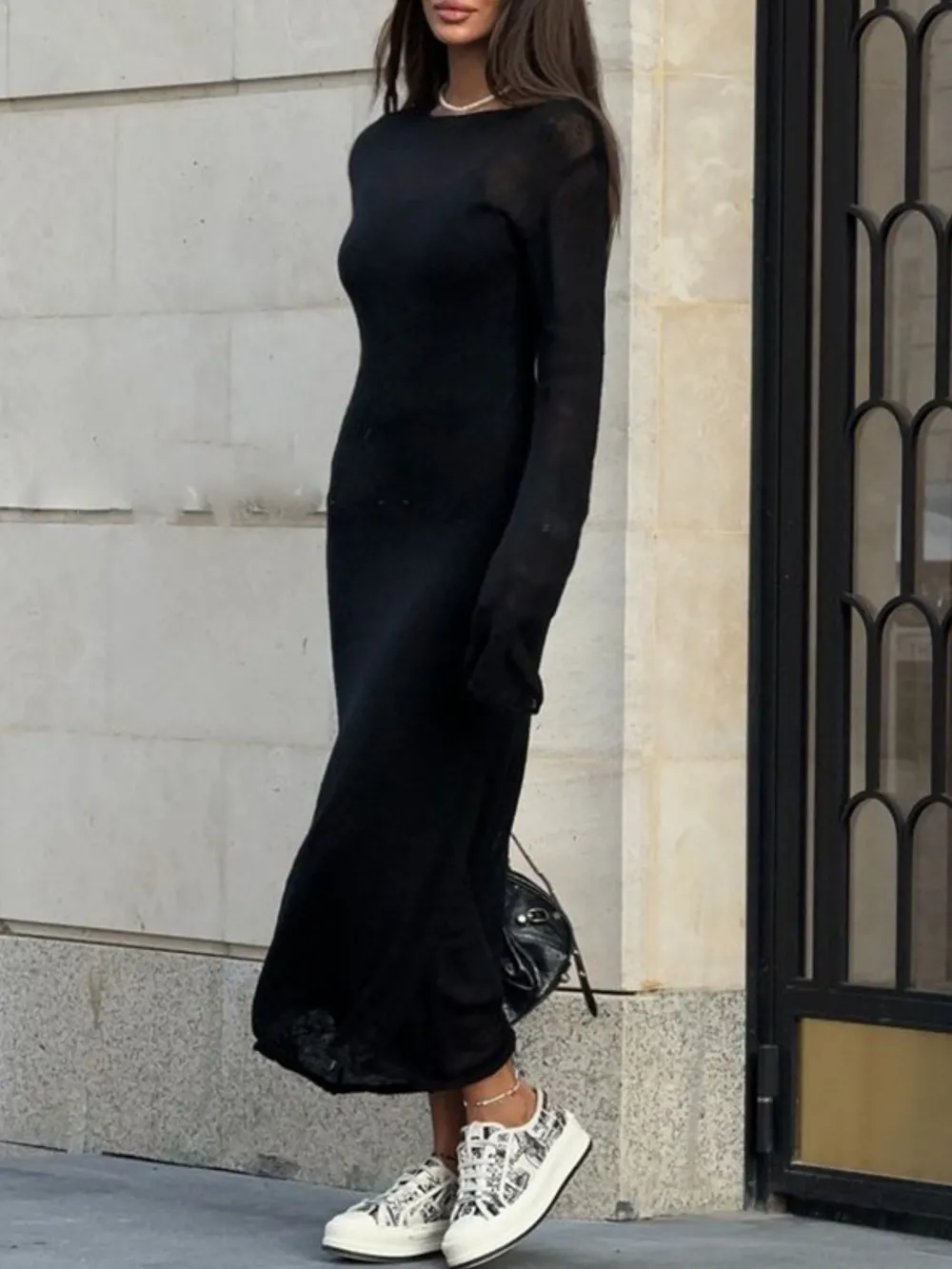 Ribbed Knit Cami Dress and Cover Up Sweater Set, image 16