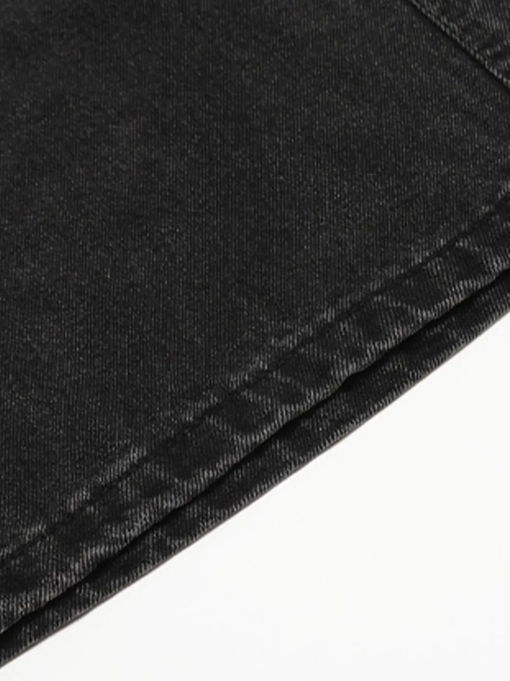 Men's Vintage Washed Cargo Denim Jeans, image 7