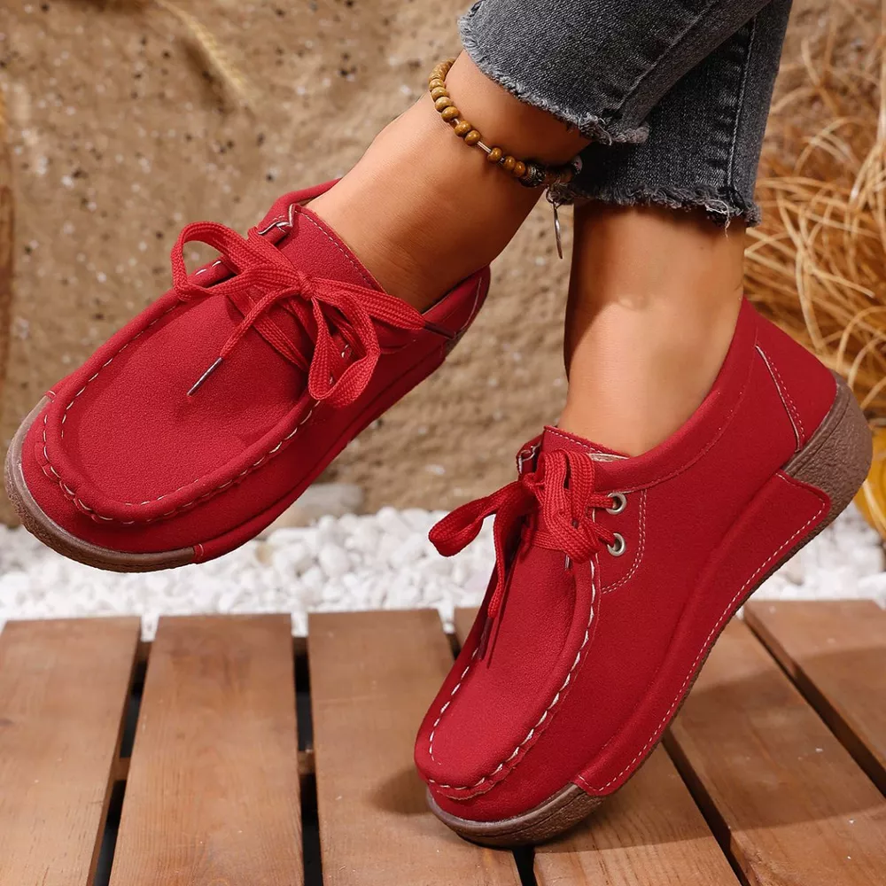 Lace-Up Casual Loafers, image 6