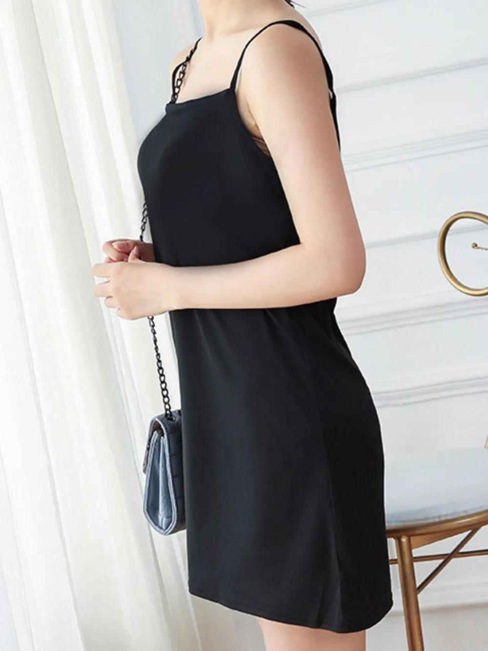 Spaghetti Strap Mini Dress, image 8