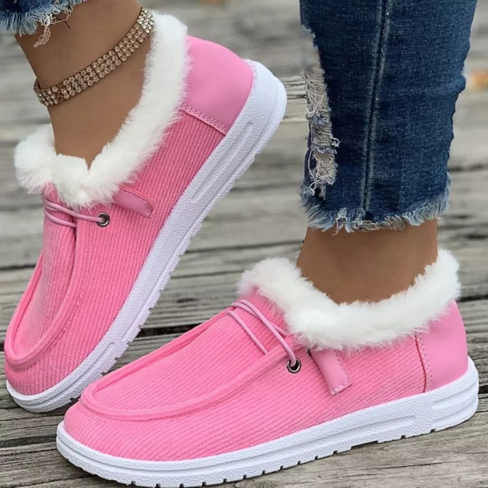 Cozy Plush-Lined Flats Slip-Ons, image 9
