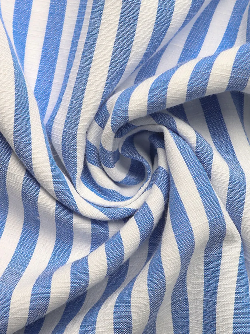 Striped Half Sleeve Mini Shirt Dress, image 5