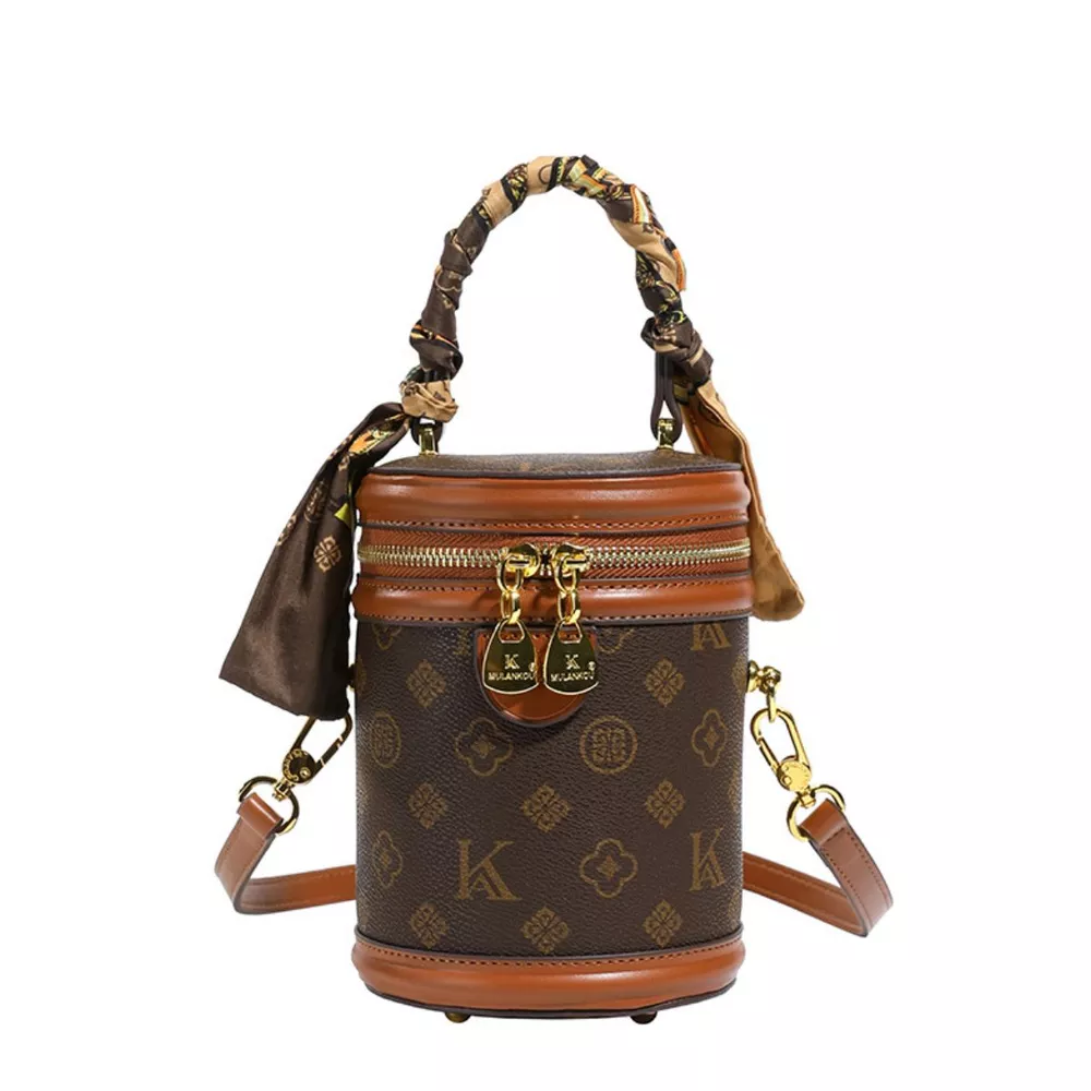 Top Handle Bucket Crossbody Bag, image 8