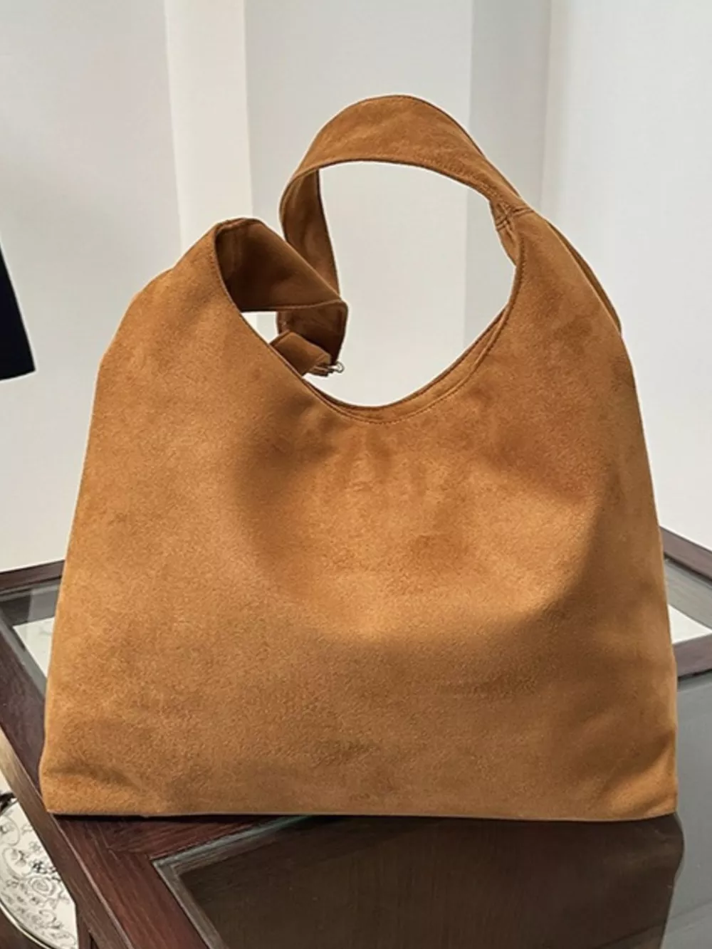 Solid Color Shoulder Bag, image 3