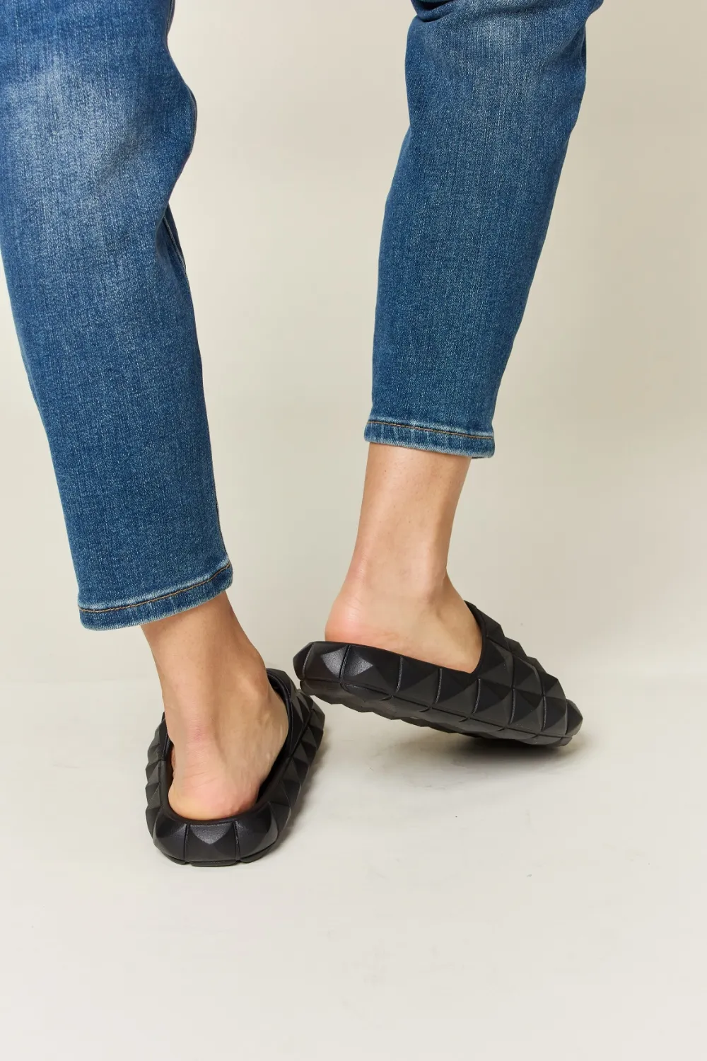 Pyramid Stud Toe Band Footbed Sandals, image 3