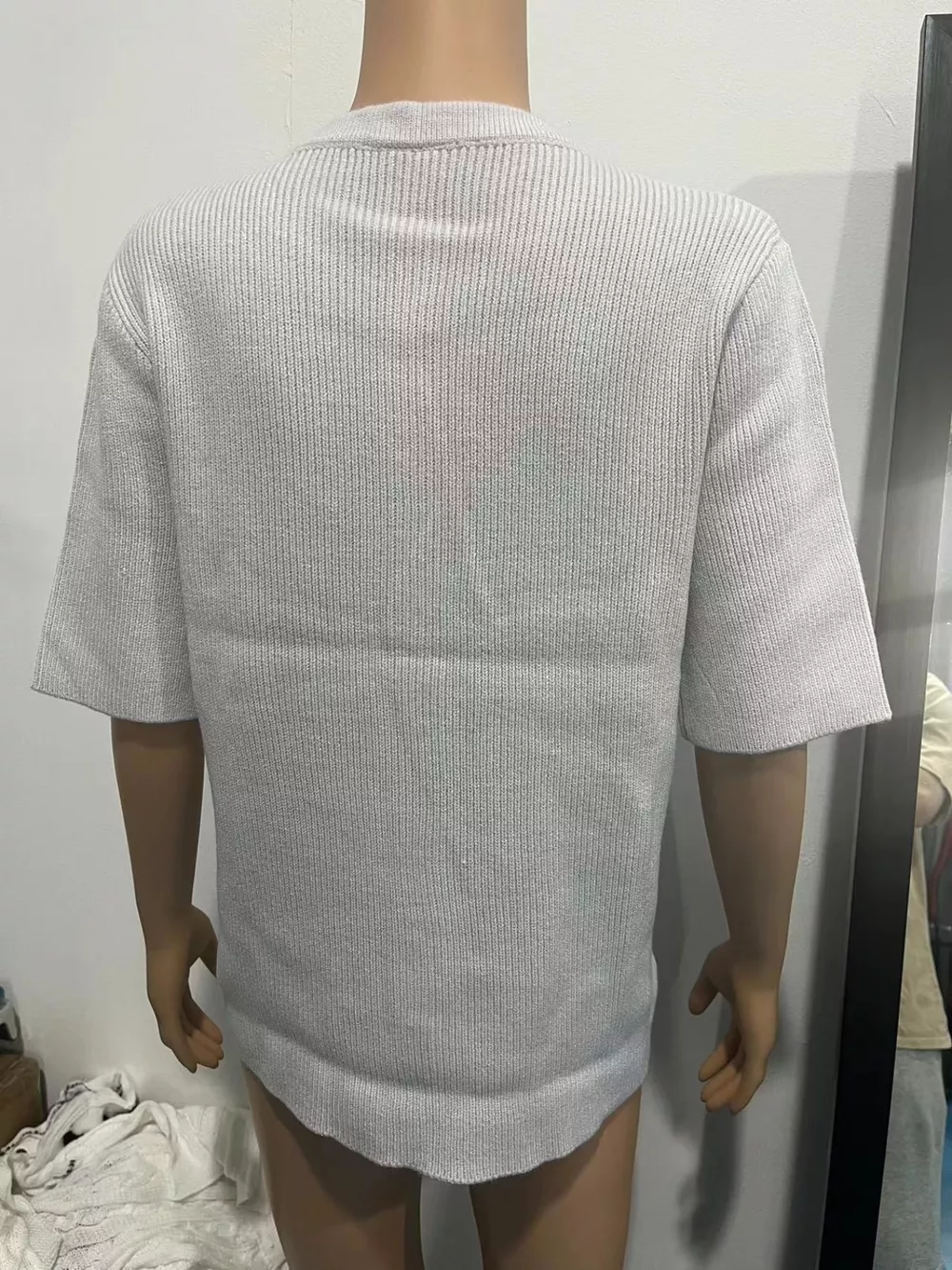 Short Sleeve Button-Down Cardigan, image 9