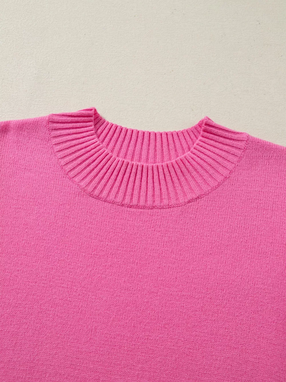 Ruffle Sleeve Round Neck Sweater, image 8