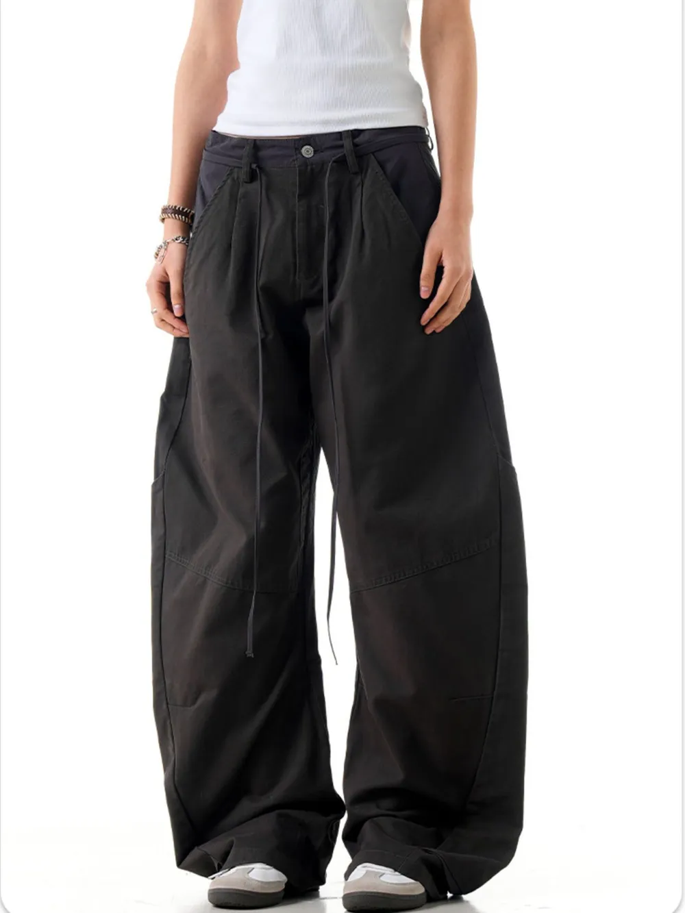Men's Pocketed Wide Leg Pants, image 9