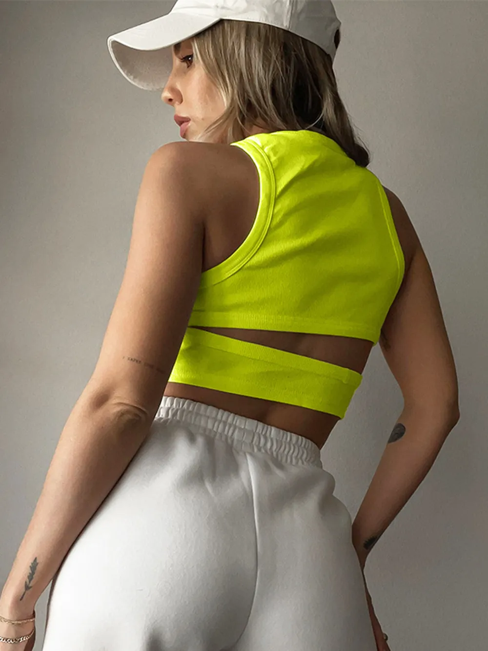Cutout Round Neck Tank, image 19